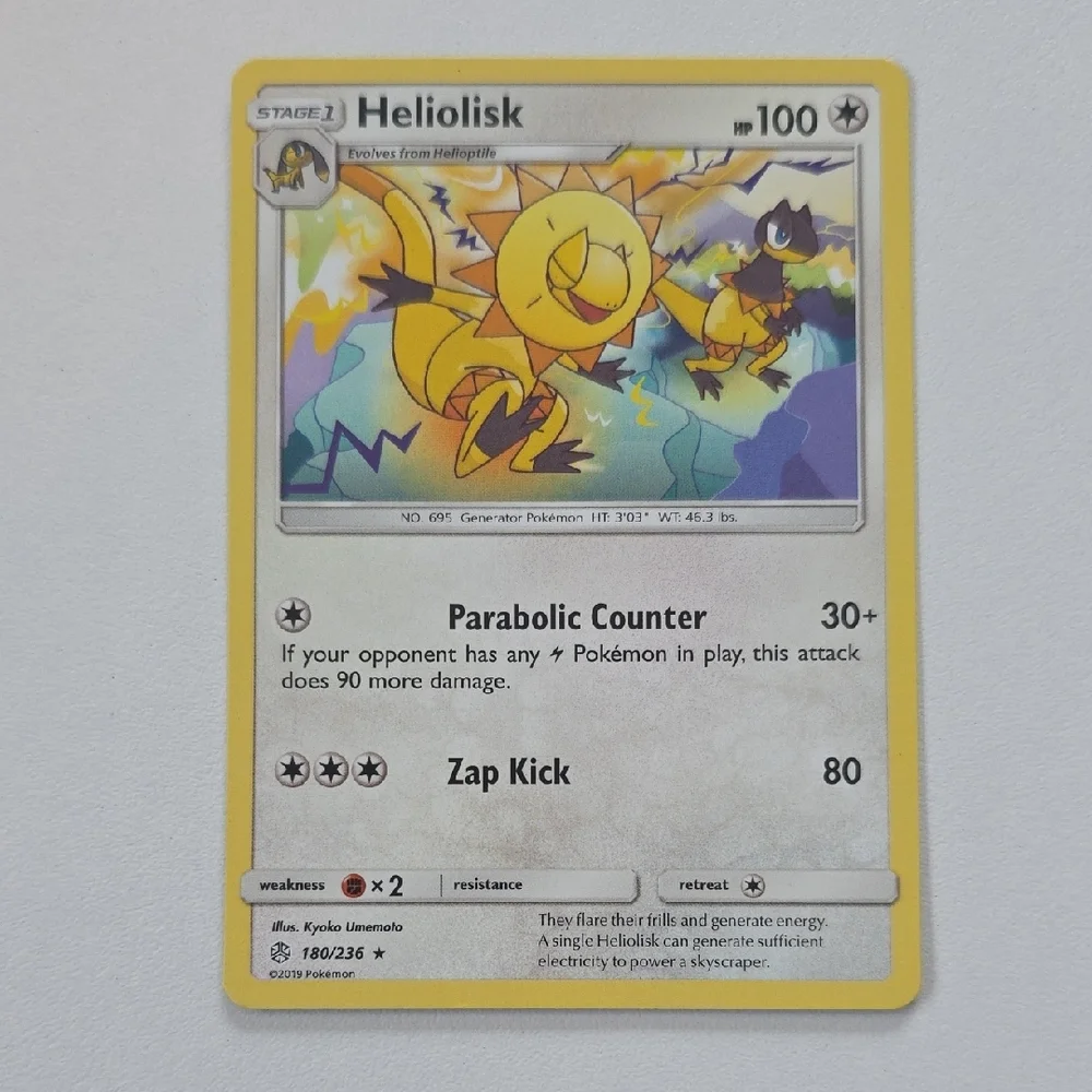 Pokemon Helioptile And Heliolisk Trading Cards